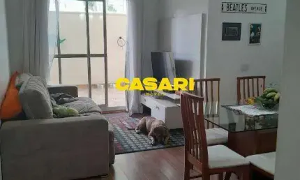 Apartamento com 3 dormitórios à venda, 106 m² - vila homero thon - santo andré/sp