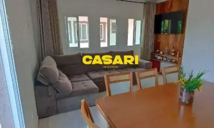 Sobrado com 3 dormitórios à venda, 125 m² - jardim vila rica - santo andré/sp