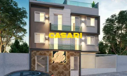 Apartamento com 2 dormitórios à venda, 44 m² - vila luzita - santo andré/sp