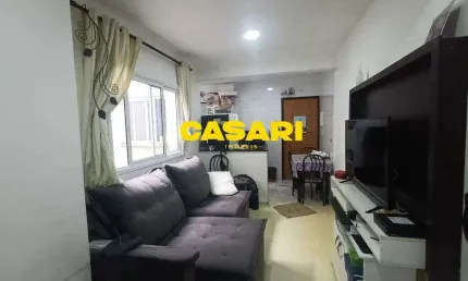 Cobertura com 2 dormitórios à venda, 96 m² - vila camilópolis - santo andré/sp
