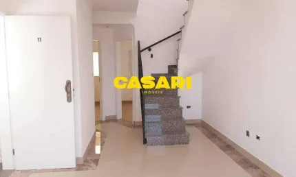 Cobertura com 2 dormitórios e 5 vagas à venda no campestre - santo andré/sp - 110m²