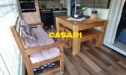 Apartamento com 2 dormitórios à venda, 72 m² - vila valparaíso - santo andré/sp