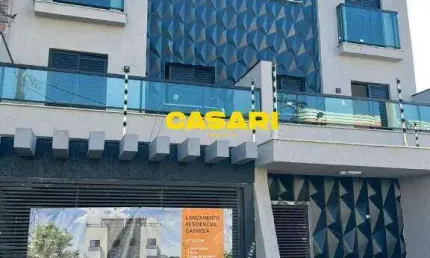Cobertura à venda, 86 m² por r$ 587.000,00 - paraíso - santo andré/sp