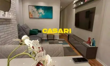 Cobertura com 3 dormitórios à venda, 134 m² - paraíso - santo andré/sp