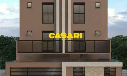 Cobertura com 2 dormitórios à venda, 100 m² - vila helena - santo andré/sp