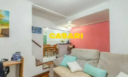 Sobrado com 3 dormitórios à venda, 126 m² - Utinga - Santo André/SP