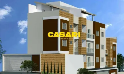Cobertura nova à venda, 90 m² - 2 dormitórios (1 suíte), 1 vaga - vila pires - santo andré/sp