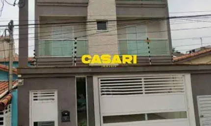 Cobertura com 2 dormitórios à venda, 124 m² - jardim stella - santo andré/sp