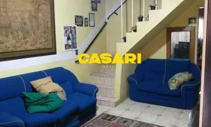 Sobrado com 2 dormitórios à venda, 136 m²- assunção - são bernardo do campo/sp
