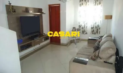 Sobrado com 3 dormitórios à venda, 150 m² - jardim do estádio - santo andré/sp