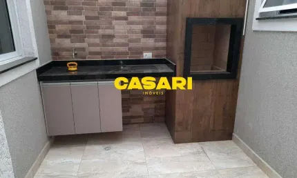 Apartamento com 2 dormitórios à venda, 56 m² por r$ 446.000,00 - vila scarpelli - santo andré/sp