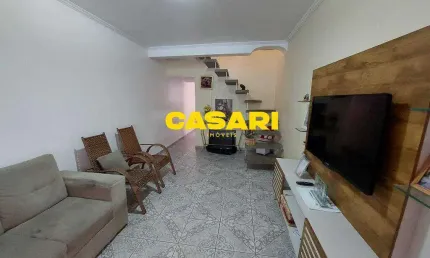 Sobrado com 3 dormitórios à venda, 150 m² - assunção - são bernardo do campo/sp
