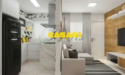 Sobrado com 2 dormitórios à venda, 58 m² - Vila Príncipe de Gales - Santo André/SP