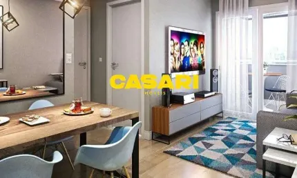 Apartamento com 2 dormitórios à venda, 53 m² - vila tibiriçá - santo andré/sp