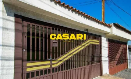 Sobrado com 3 dormitórios à venda, 180 m² - Vila Curuçá - Santo André/SP