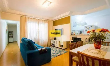 Apartamento sem condomínio à venda com 3 dormitórios, 80 m² – vila valparaíso – santo andré/sp