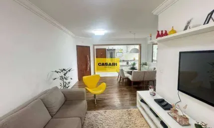Apartamento à venda com 3 dormitórios e 3 vagas no condomínio monreale – jardim bela vista, santo andré