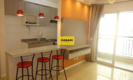 Apartamento com 2 dormitórios (1 suíte) e varanda em condomínio completo no planalto – são bernardo do campo