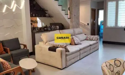 Sobrado moderno e reformado à venda no jardim – 4 quartos, 3 suítes, cobertura gourmet e muito conforto
