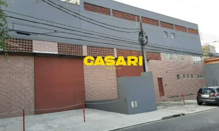 Galpão industrial para locação com 2.260 m² e 3 áreas fabris – jardim santo antônio - santo andré/sp
