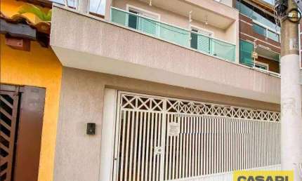 Sobrado com 4 dormitórios à venda, 340 m² - Vila Scarpelli - Santo André/SP
