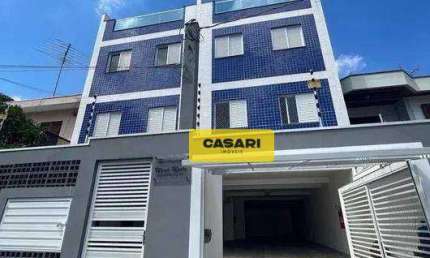 Cobertura com 2 dormitórios à venda, 78 m² - Vila Scarpelli - Santo André/SP