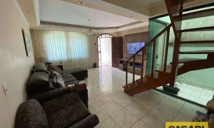 Sobrado com 3 dormitórios à venda, 264 m² - Jardim Las Vegas - Santo André/SP