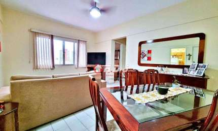 Apartamento com 2 dormitórios à venda, 90 m² por R$ 417.000,00 - Campo Grande - Santos/SP