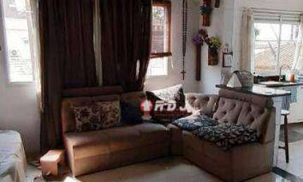 Village com 2 dormitórios à venda por R$ 475.000,00 - Macuco - Santos/SP