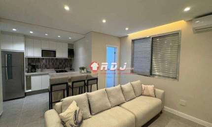 Apartamento com 1 dormitório à venda, 55 m² por R$ 450.000,00 - Boqueirão - Santos/SP