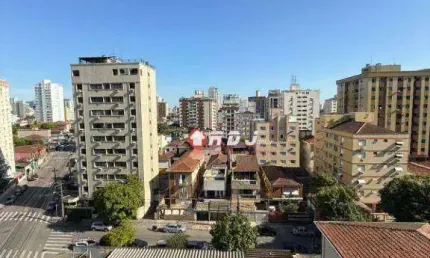 Apartamento com 2 dormitórios à venda, 75 m² por r$ 359.000,00 - embaré - santos/sp