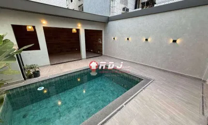 Sobrado com 3 dormitórios à venda, 162 m² por R$ 1.865.000,00 - Embaré - Santos/SP