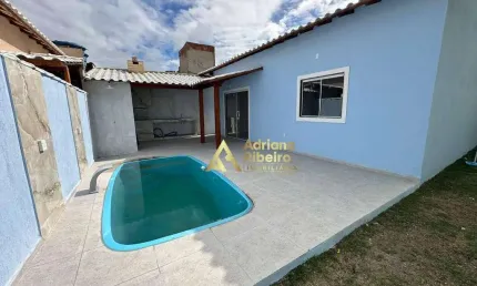 Casa com 2 dormitórios à venda, 80 m² por R$ 340.000 - Aquarius (Tamoios) - Cabo Frio/RJ