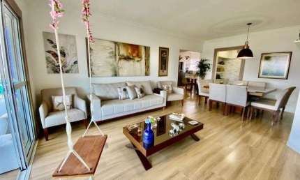 Edifício Varanda Quinta das Flores, andar alto, sol da manhã, reformado. Com 128m 2