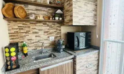 SPLENDOR GARDEN apartamento com 75m2 2 dormitórios varanda gourmet - porteira fechada