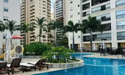 Aquarius Resort, Apartamento 3 Suítes no Jardim Aquarius, amplo e com vista livre!