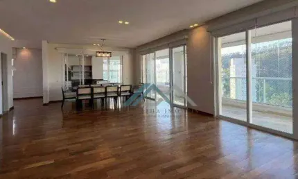 Apartamento com 4 dormitórios, sendo 3 suítes à venda, 284 m² por r$ 3.500.000 - edifício penthouses - santana de parnaíba/sp