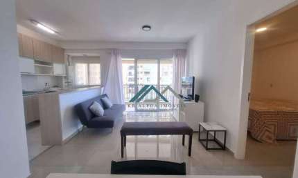 Apartamento Mobiliado com 1 dormitório, 50 m² - venda por R$ 670.000 ou aluguel por R$ 4.637/mês - Condomínio Alpha Park - Barueri/SP
