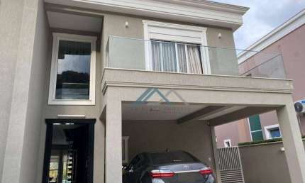 Maravilhosa Casa Mobiliada com 4 suítes, 301 m² - venda por R$4.250.000 ou aluguel por R$27.018/mês - Residencial Alpha Sitio - Santana de Parnaíba/SP