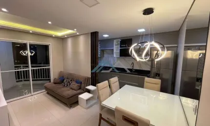 Apartamento com 2 dormitórios, sendo 1 suíte, à venda, 57 m² por r$ 490.000 - piemonte residencial club - barueri/sp