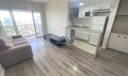 Apartamento Mobiliado e Decorado com 1 dormitório para alugar, 50 m² por R$ 6.000/mês - Edifício Novare - Barueri/SP