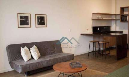 Studio Mobiliado com 1 dormitório para alugar, 45 m² por R$ 4.300/mês - Edifício Link Studios - Santana de Parnaíba/SP