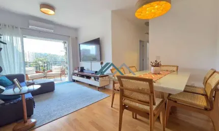 Apartamento com 3 dormitórios, sendo 2 suítes à venda, 101 m² por r$ 1.350.000 - edifício bosque tamboré - santana de parnaíba/sp