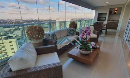 Apartamento Mobiliado com 3 suítes para alugar, 212 m² por R$ 22.350/mês - Edifício Essência - Barueri/SP