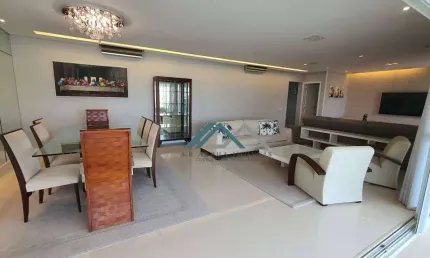Apartamento mobiliado com 3 suítes para alugar, 212 m² por r$ 22.350/mês - edifício essência - barueri/sp