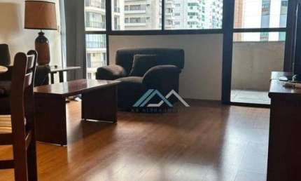 Apartamento Mobiliado com 1 dormitório, 61 m² - venda por R$ 550.000 ou aluguel por R$ 4.500/mês - Edifício Létoile - Barueri/SP