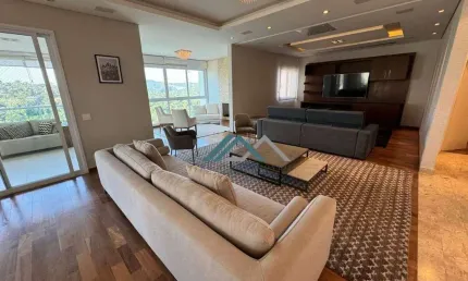Apartamento com 3 suítes à venda, 322 m² por r$ 3.900.000 - edifício penthouses - santana de parnaíba/sp