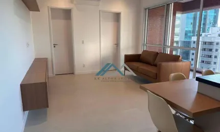 Apartamento com 1 dormitório para alugar, 55 m² por r$ 5.500,00/mês - edifício trend tower - barueri/sp