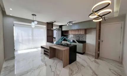 Apartamento com 2 dormitórios, sendo 1 suíte para alugar, 69 m² por R$ 4.897/mês - Edifício Mônaco - Barueri/SP
