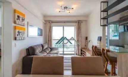 Apartamento mobiliado com 1 dormitório à venda, 50 m² por r$ 630.000 - edifício hit - barueri/sp